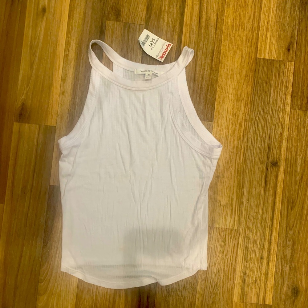 White tank top